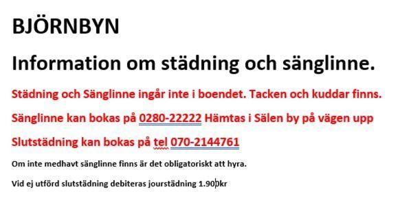 Bjoernbyn Lejlighed Sälen Eksteriør billede